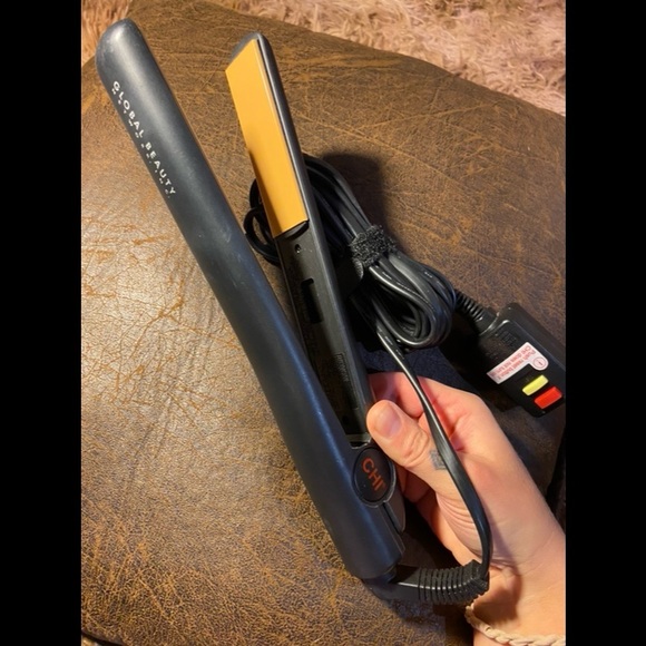 $68 CHI Original Ceramic Flat Straightener Curling Hairstyling Iron Ceramic 1” - Picture 3 of 11